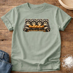 Raccoon Baguette T-Shirt - Faux Yarn 3D Illusion Graphic