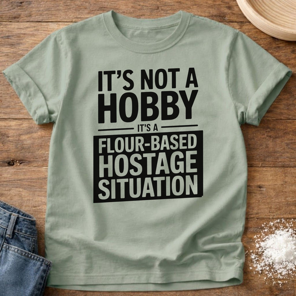 Flour Based Hostage Situation Shirt