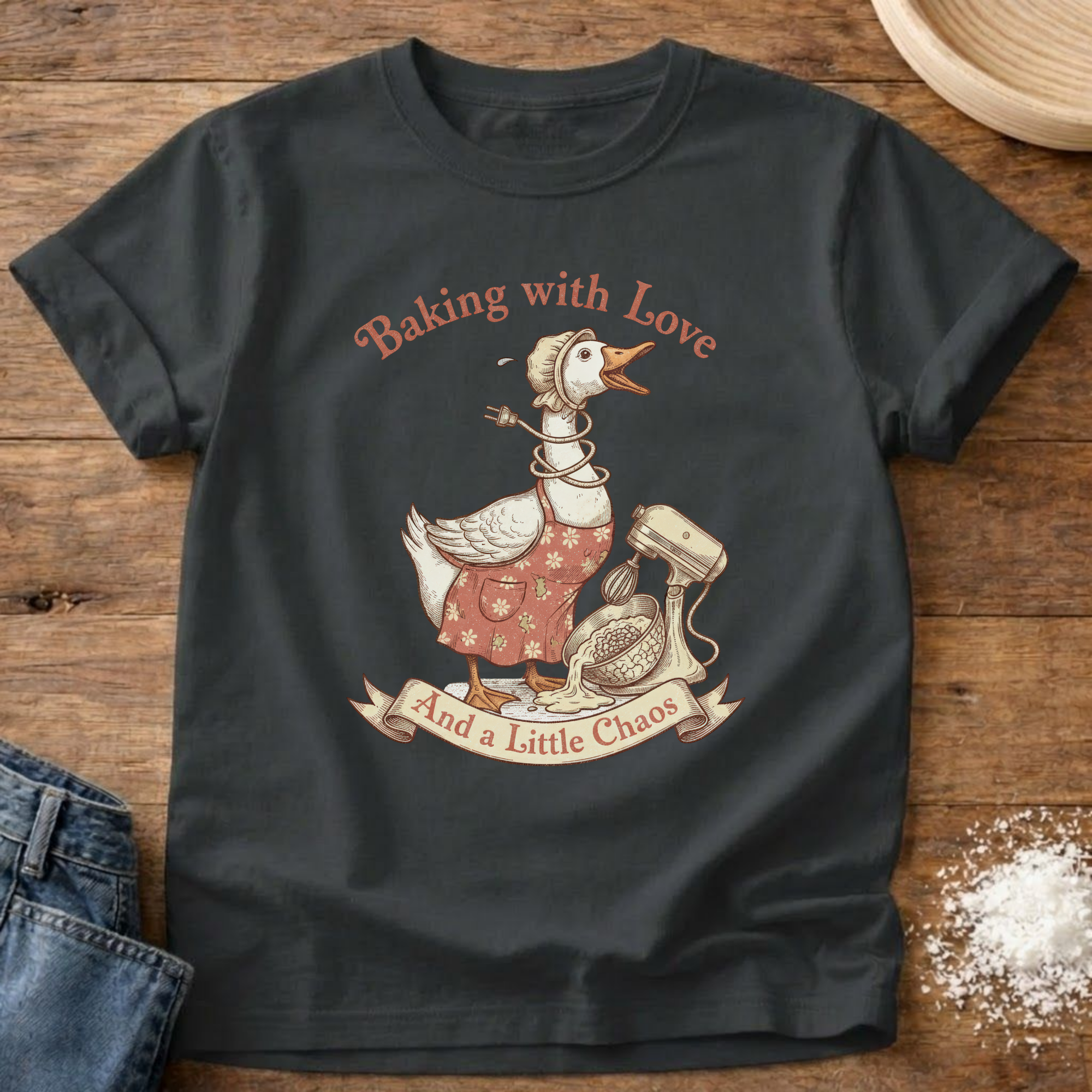 Baking with Love Goose Shirt