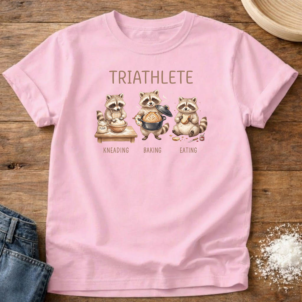 Raccoon Sourdough Triathlete Shirt