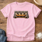 Raccoon Baguette T-Shirt - Faux Yarn 3D Illusion Graphic