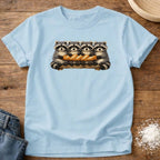 Raccoon Baguette T-Shirt - Faux Yarn 3D Illusion Graphic