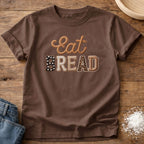 Eat Bread T-Shirt - Faux Embroidery 3D Illusion Graphic