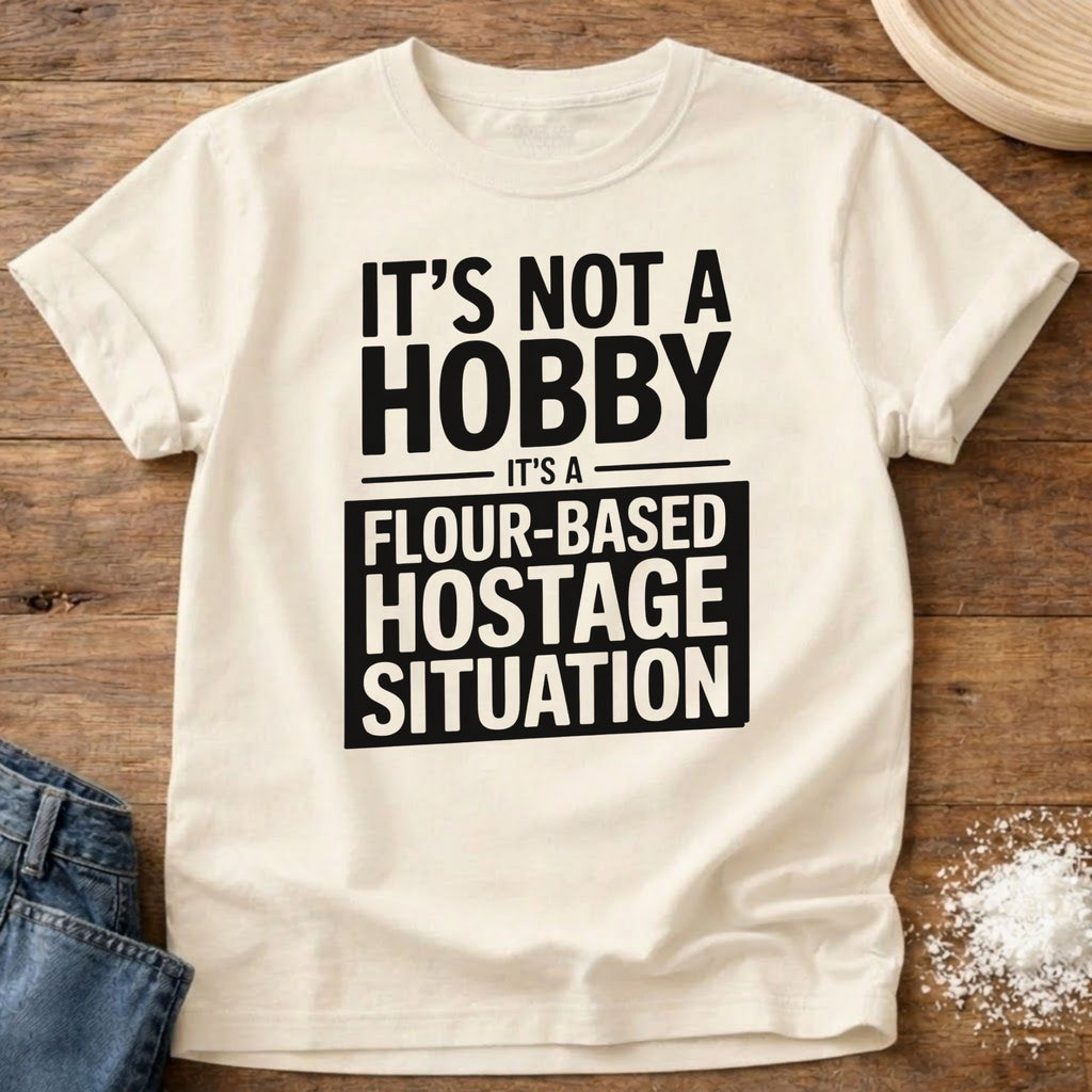 Flour Based Hostage Situation Shirt