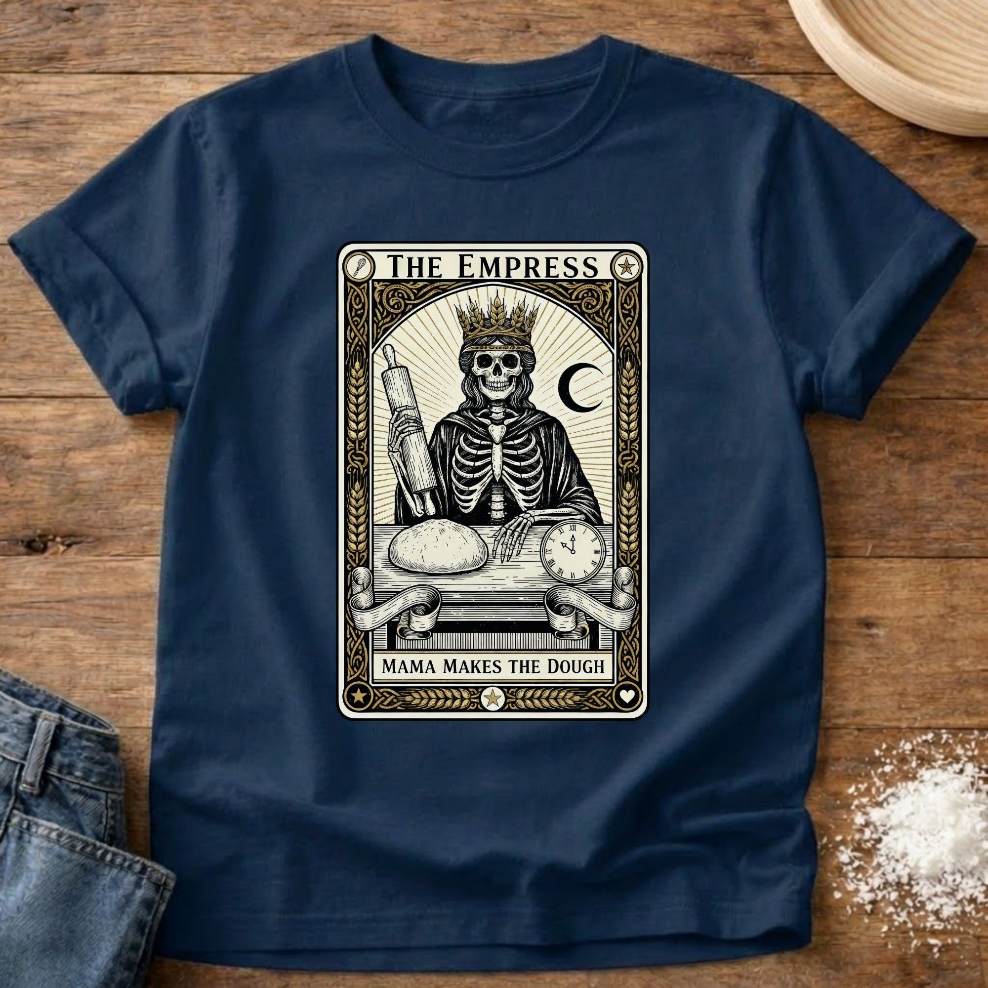 Mama Makes the Dough Tarot Card Shirt
