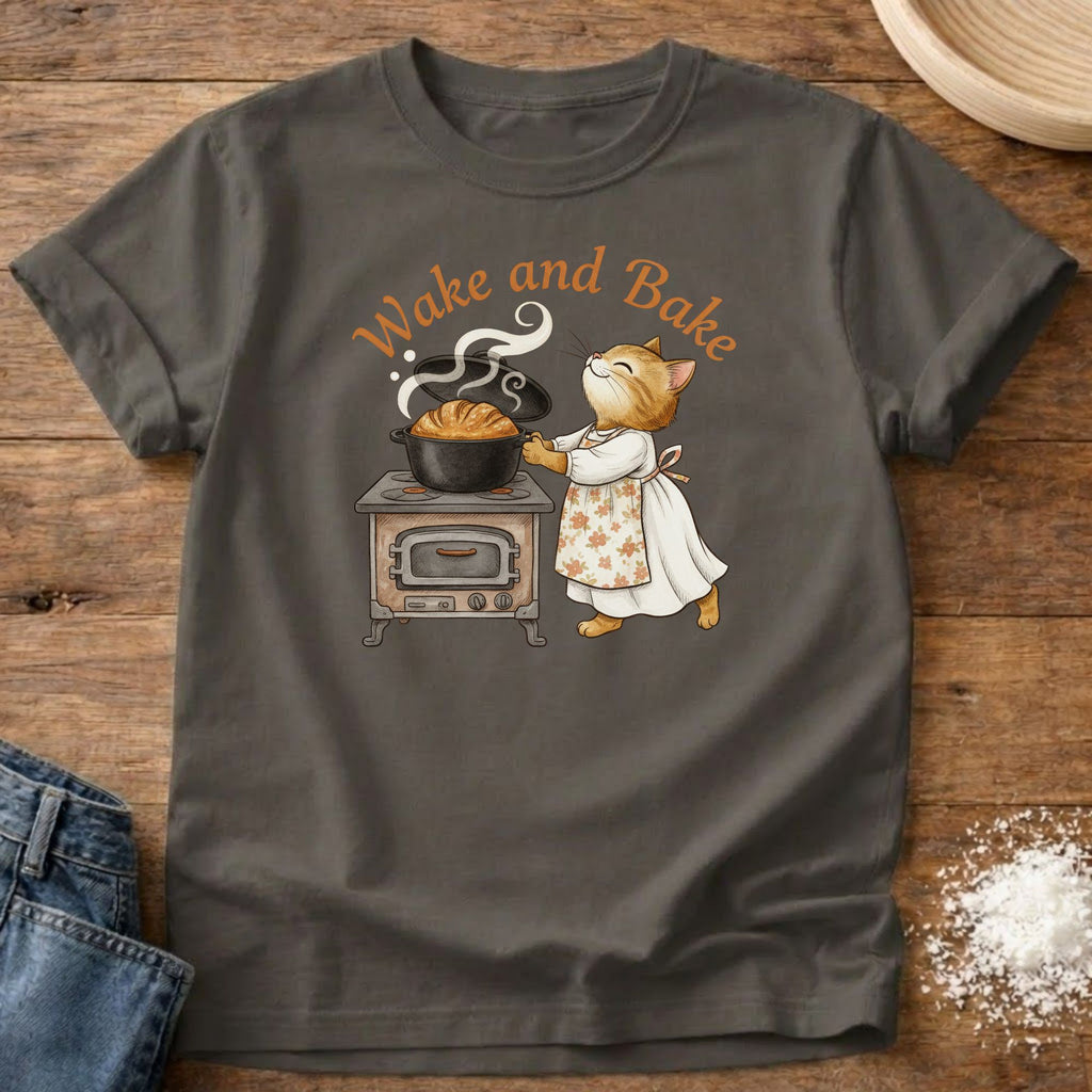 Wake and Bake Cat Shirt