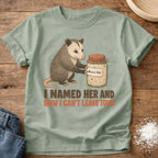 Personalized Can't Leave sourdough graphic on a Bay Comfort Colors t-shirt