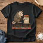 Personalized Can't Leave sourdough graphic on a Black Comfort Colors t-shirt
