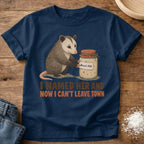 Personalized Can't Leave sourdough graphic on a Navy Comfort Colors t-shirt