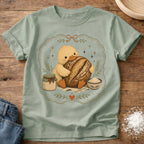 Knead More Fun Adorable Duckling with Boule t-shirt in Bay