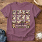 Knead More Fun Art of Avoiding People sourdough t-shirt in Berry