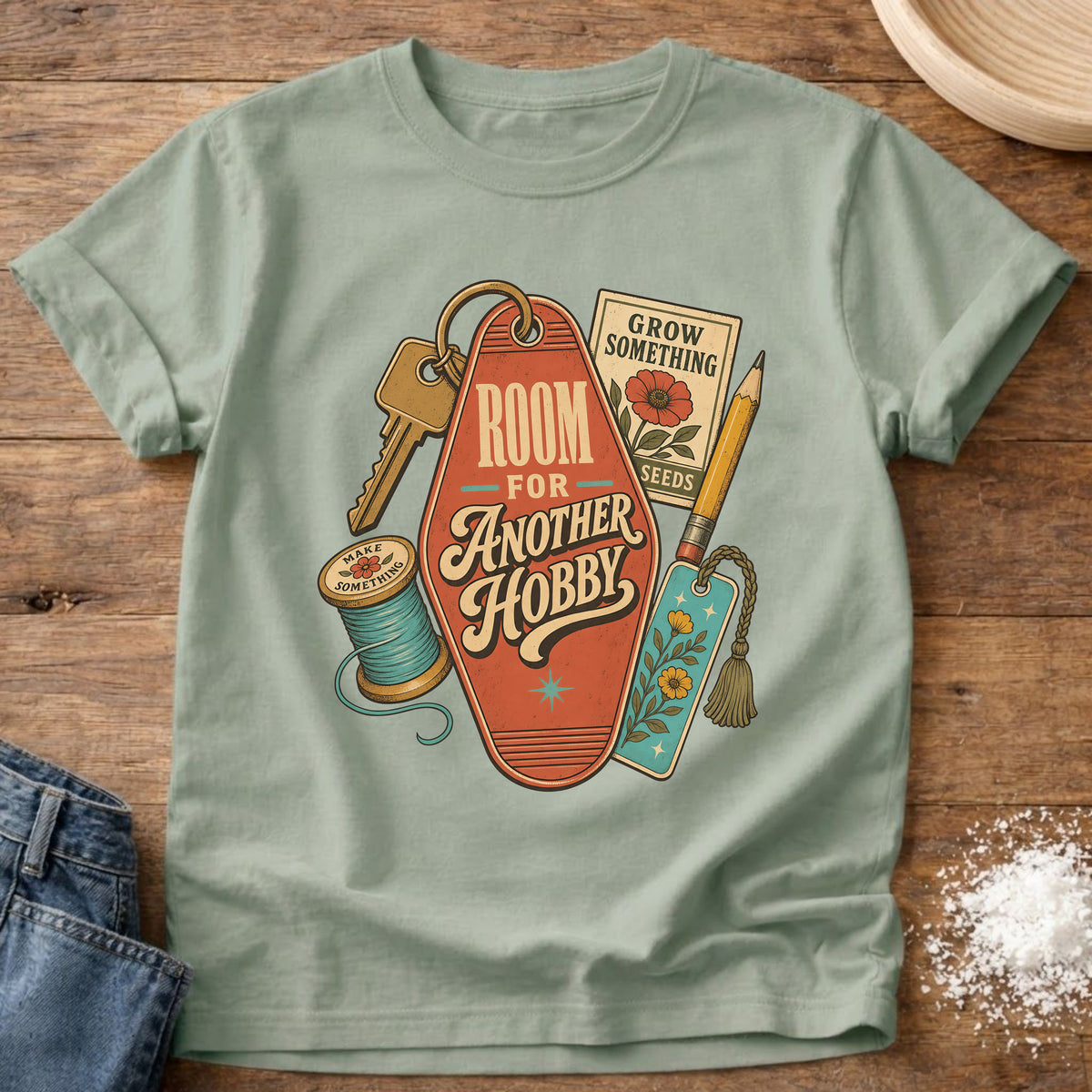 Knead More Fun Another Hobby graphic t-shirt in Bay