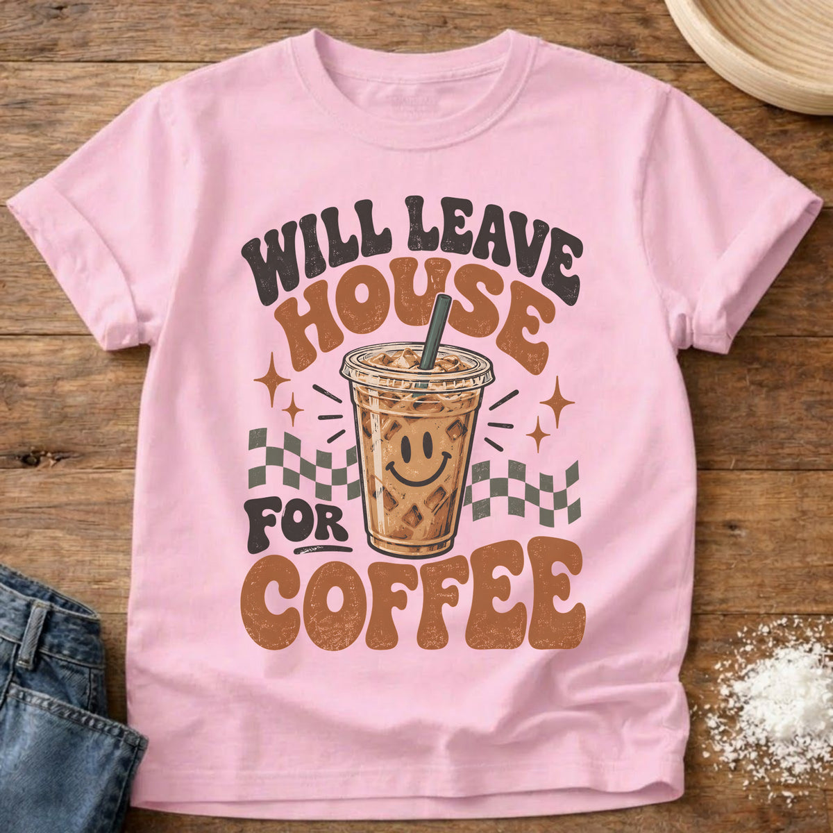 Knead More Fun Coffee Break Devotion t-shirt in Blossom