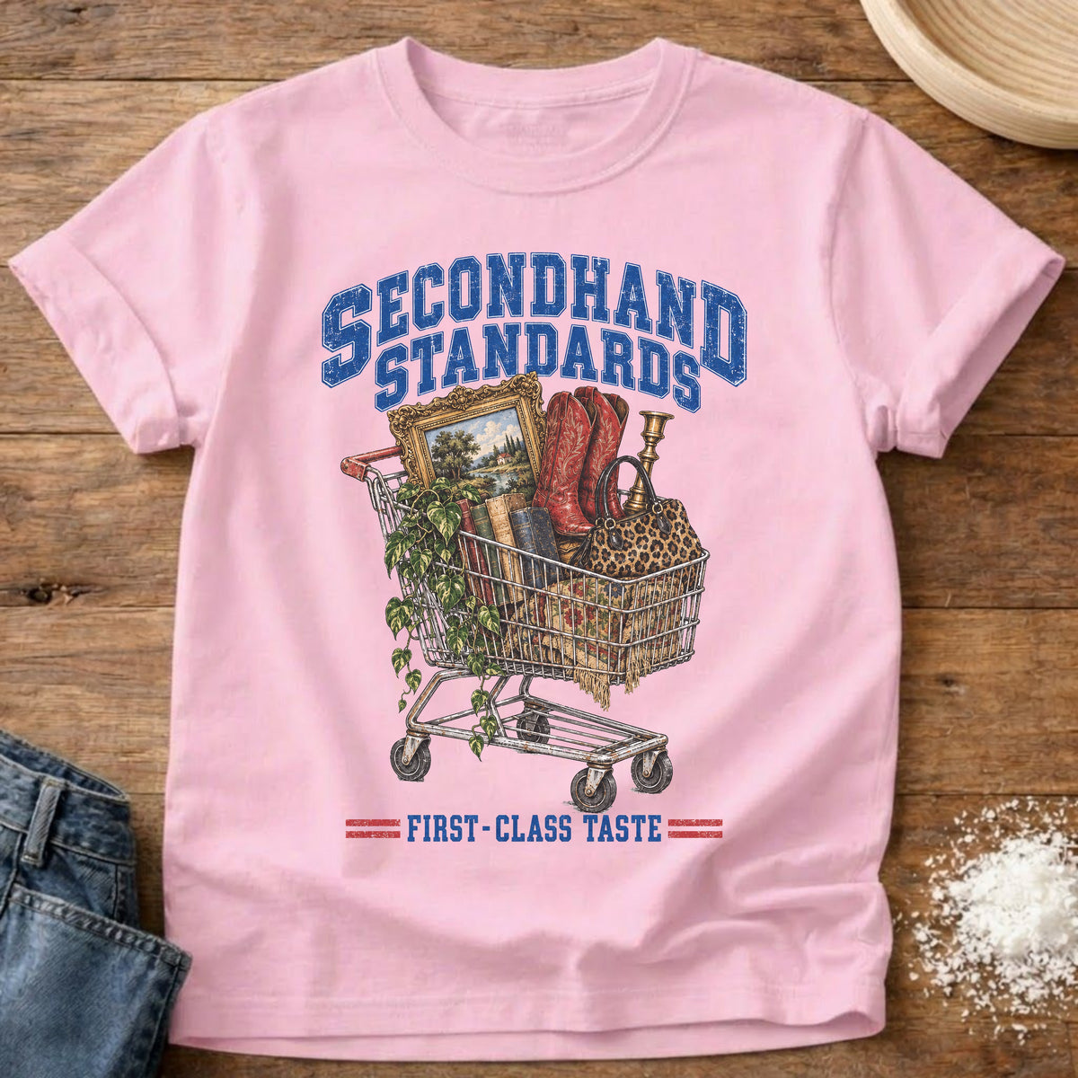 Knead More Fun Secondhand Standards t-shirt in Blossom