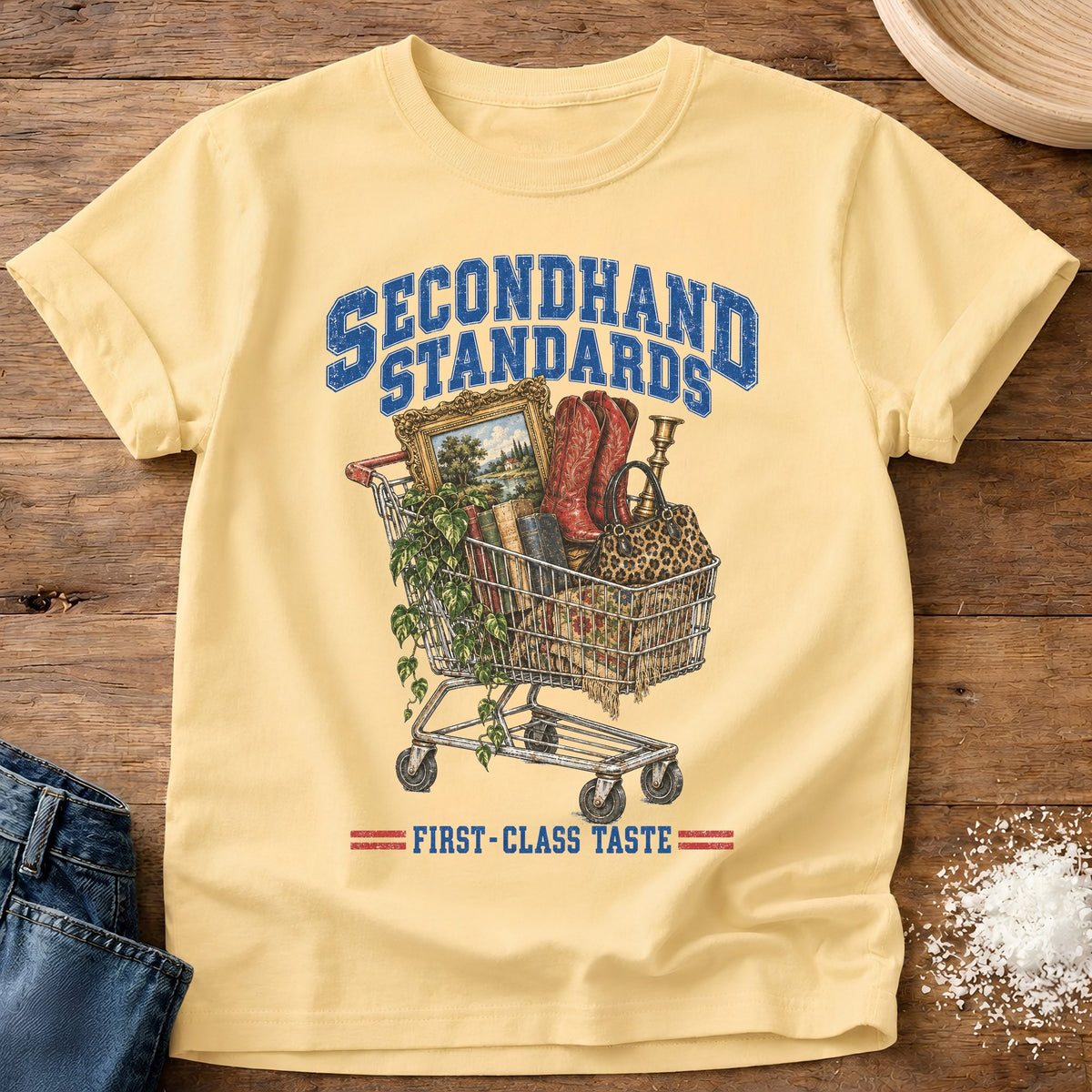 Knead More Fun Secondhand Standards t-shirt in Butter