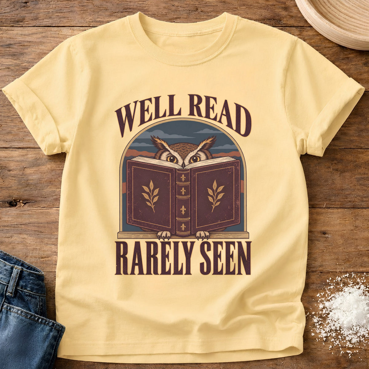 Knead More Fun Well Red graphic t-shirt in Butter