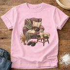 Knead More Fun Cat Nap Sourdough cozy t-shirt in Blossom