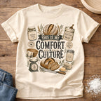 Knead More Fun Comfort Culture sourdough t-shirt in Ivory