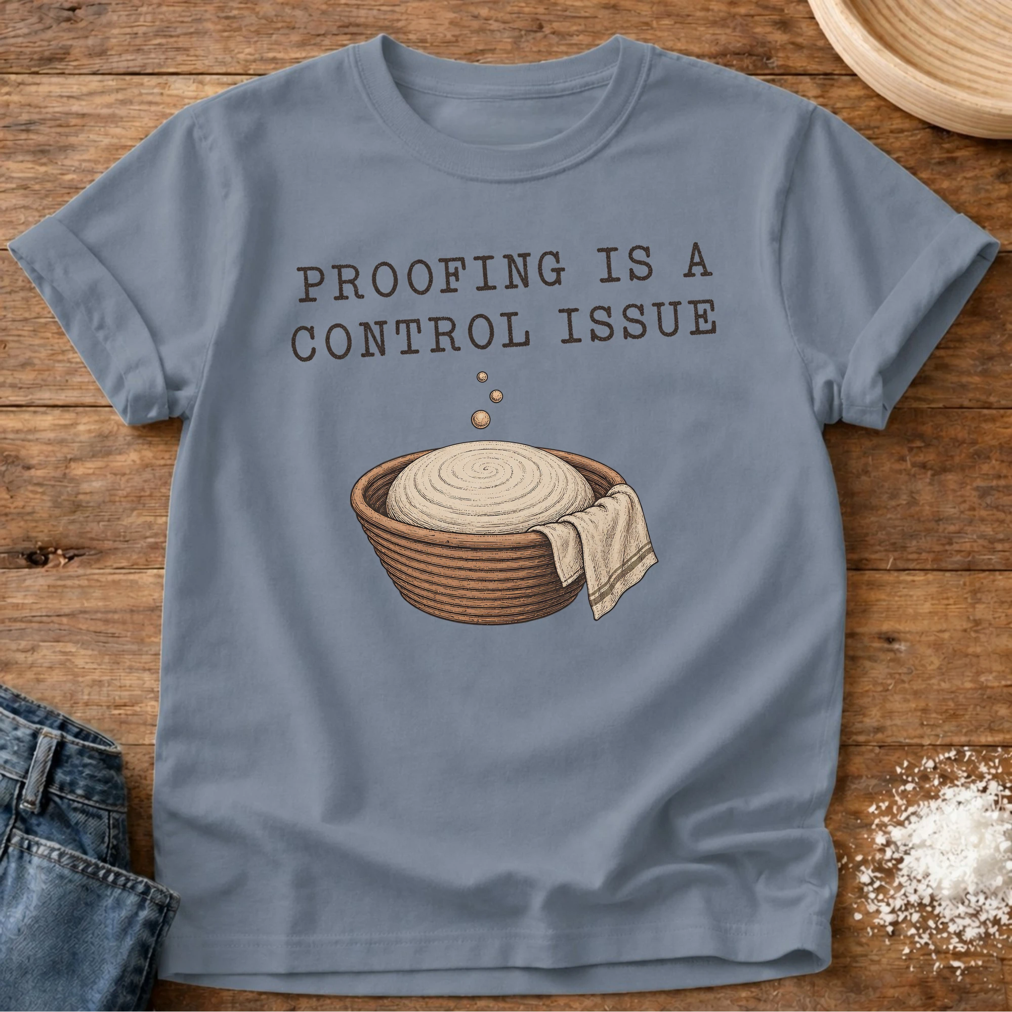 Control Issue Sourdough T-Shirt Blue Jean