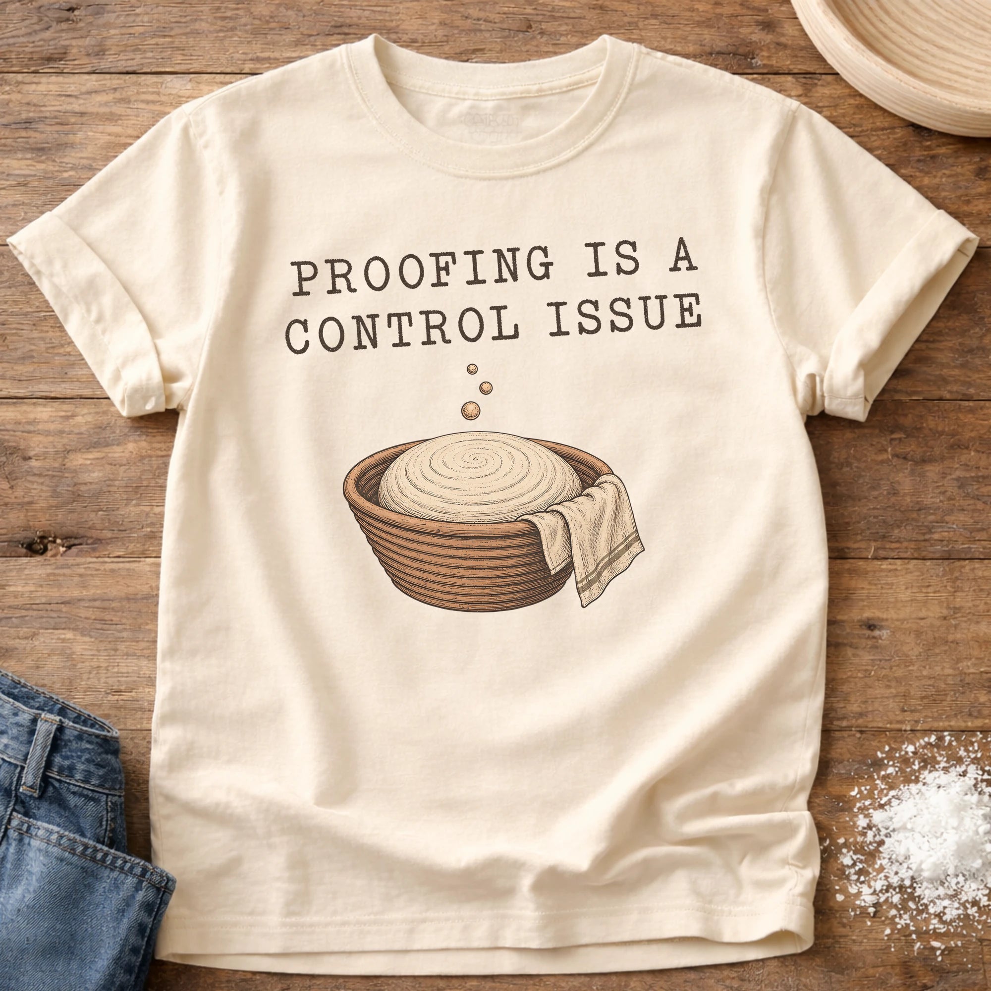 Control Issue Sourdough T-Shirt Ivory