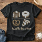 Knead More Fun Discard Was Never an Option Dark sourdough t-shirt in Black