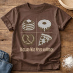 Knead More Fun Discard Was Never an Option Dark sourdough t-shirt in Espresso