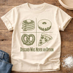 Knead More Fun Discard Was Never an Option Dark sourdough t-shirt in Ivory