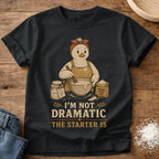 Knead More Fun Dramatic Starter Goose t-shirt in Black