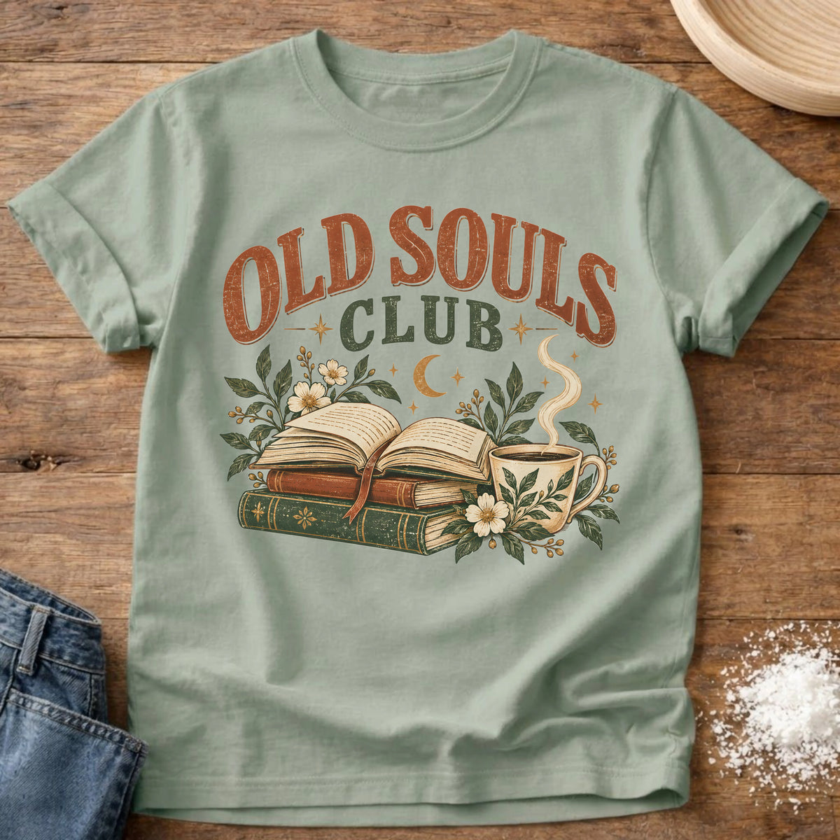 Knead More Fun Old Souls Club t-shirt in Bay