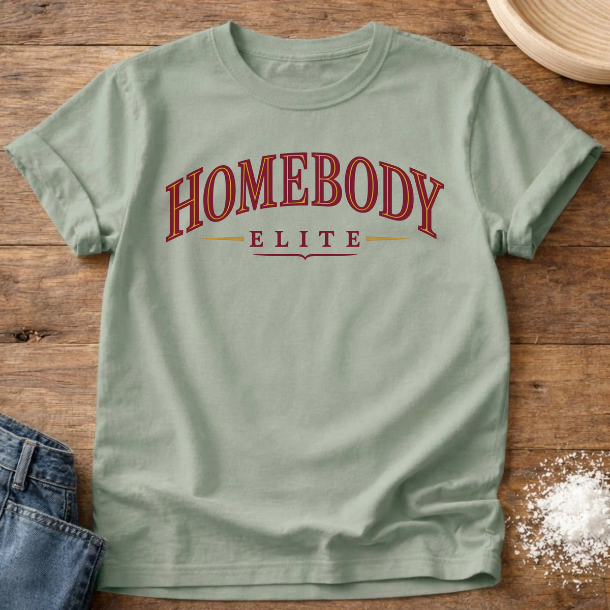 Knead More Fun Elite Homebody t-shirt in Bay