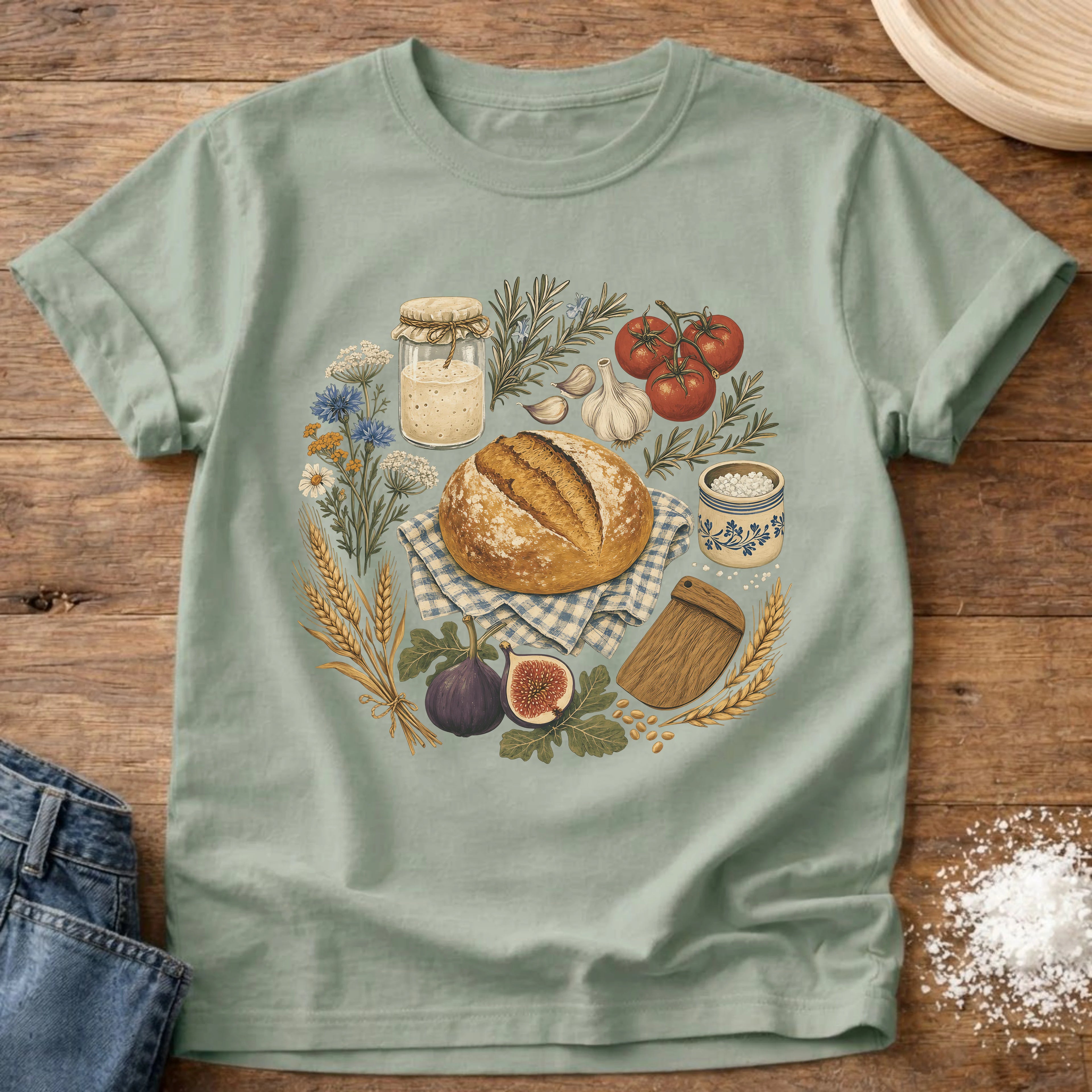 Fall Harvest Sourdough T-Shirt Bay