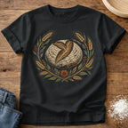 Knead More Fun Fall Sourdough Boule t-shirt in Black