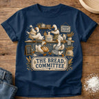 Knead More Fun Goose Bread Committee sourdough t-shirt in Navy