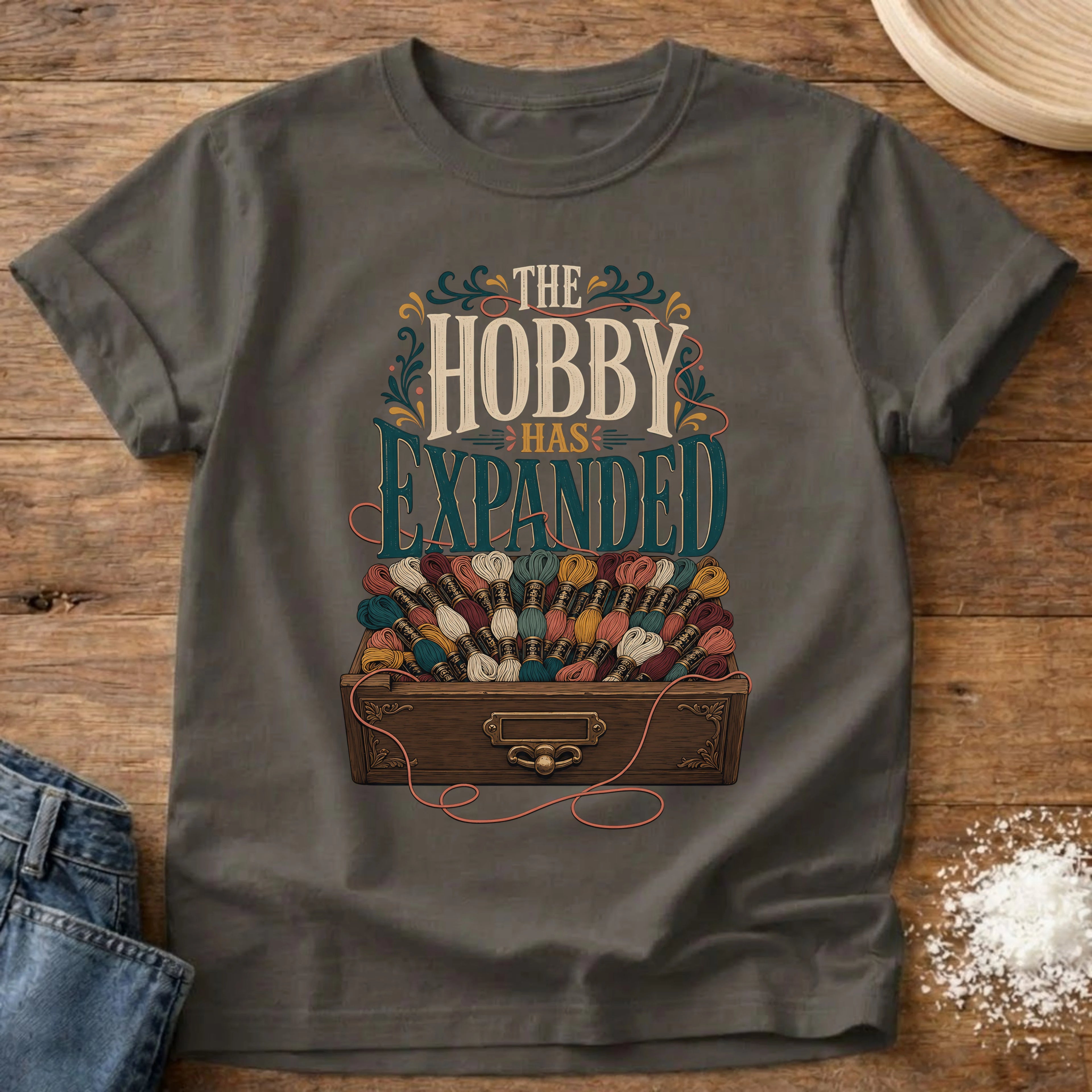 Knead More Fun growing hobby garden lover t-shirt in Pepper