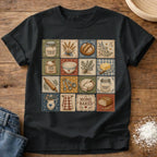 Knead More Fun Home Baked Collection sourdough t-shirt in Black