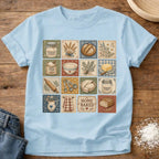 Knead More Fun Home Baked Collection sourdough t-shirt in Chambray