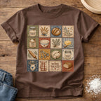 Knead More Fun Home Baked Collection sourdough t-shirt in Espresso
