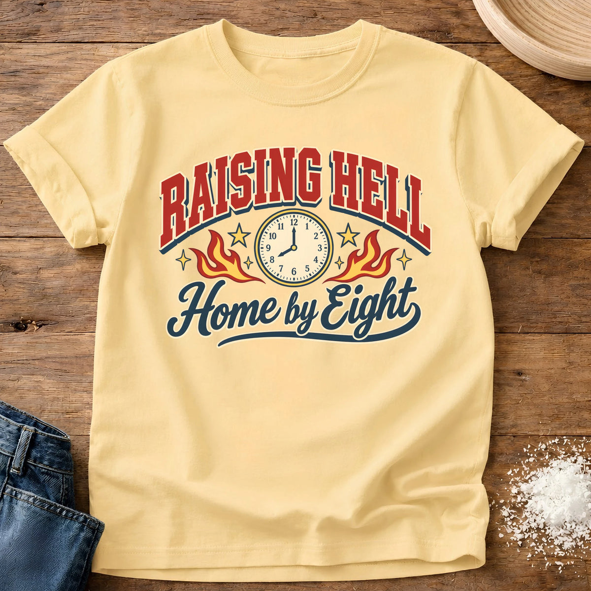 Knead More Fun Home By Eight t-shirt in Butter