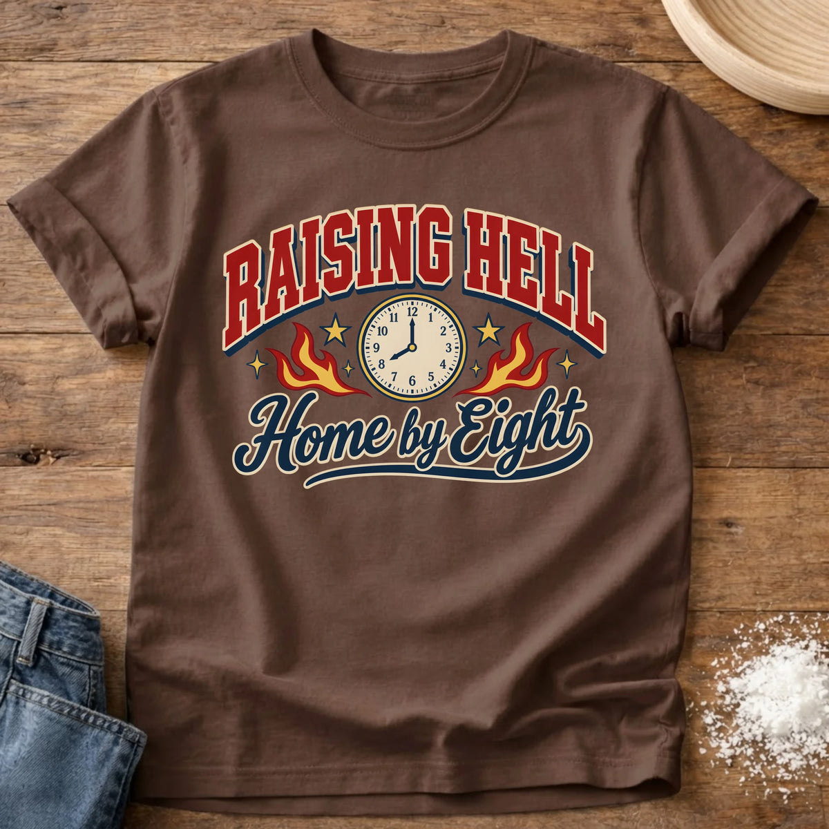 Knead More Fun Home By Eight t-shirt in Espresso