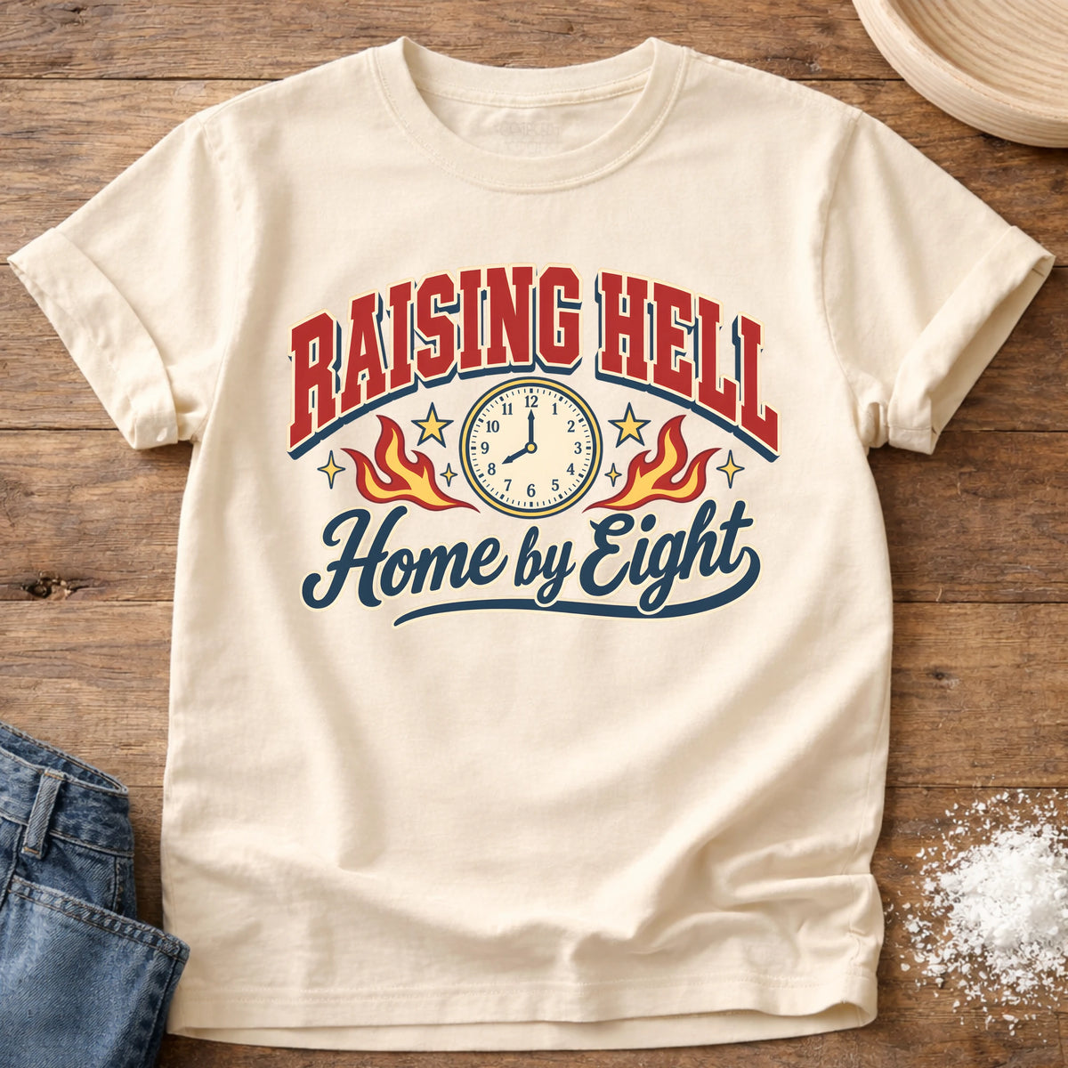 Knead More Fun Home By Eight t-shirt in Ivory