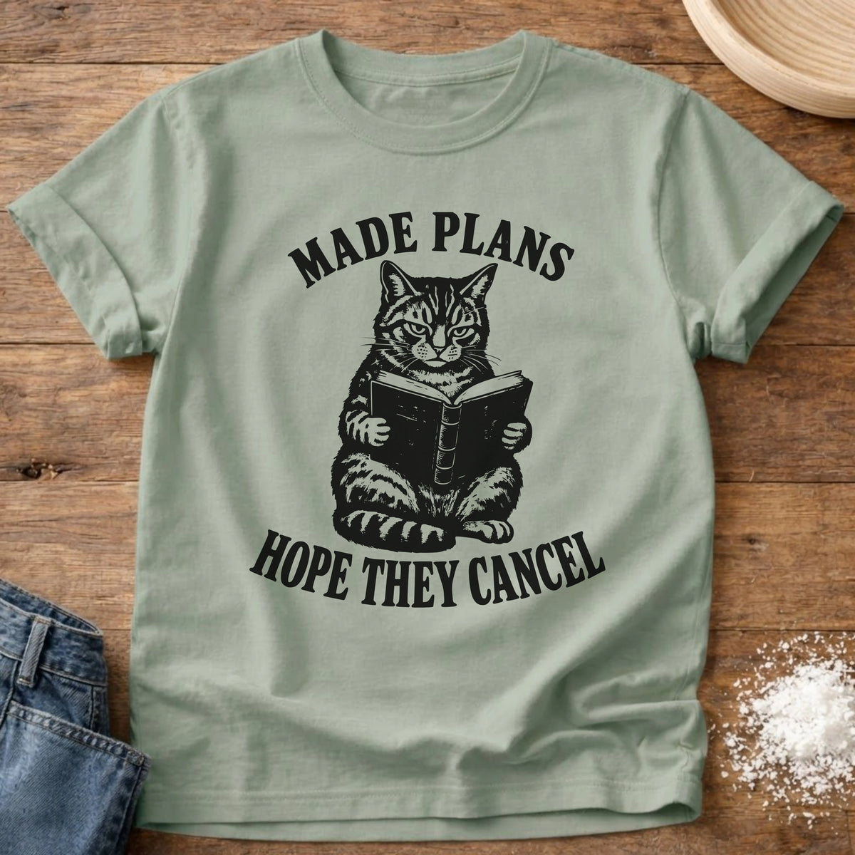 Knead More Fun Hope They Cancel graphic t-shirt in Bay