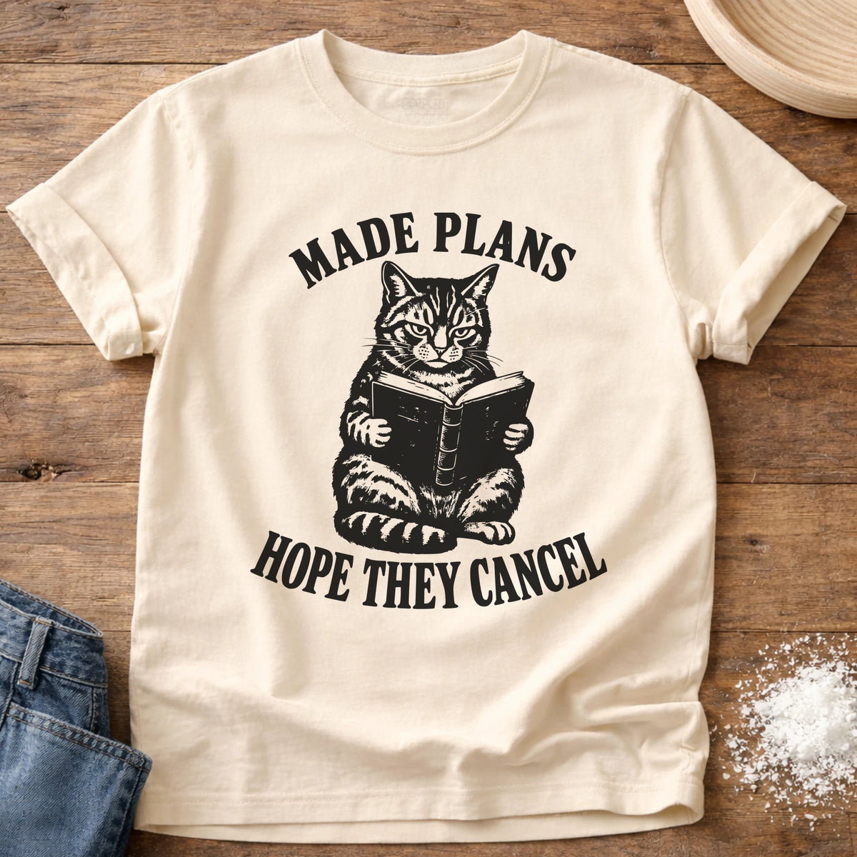 Knead More Fun Hope They Cancel graphic t-shirt in Ivory