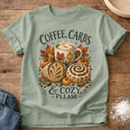 Knead More Fun Coffee, Carbs & Cozy sourdough t-shirt in Bay
