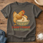 Knead More Fun Didn't Forget Hen sourdough t-shirt in Pepper