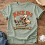 Knead More Fun Dough Emergency Raccoon sourdough t-shirt in Bay
