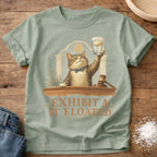 Knead More Fun Exhibit A Cat sourdough t-shirt in Bay