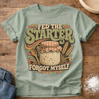 Knead More Fun Fed Starter sourdough t-shirt in Bay