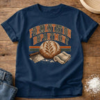 Knead More Fun Fermentation Dept sourdough t-shirt in Navy
