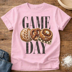 Knead More Fun Game Day sourdough t-shirt in Blossom