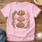 Knead More Fun Leopard Print Loafs sourdough t-shirt in Blossom